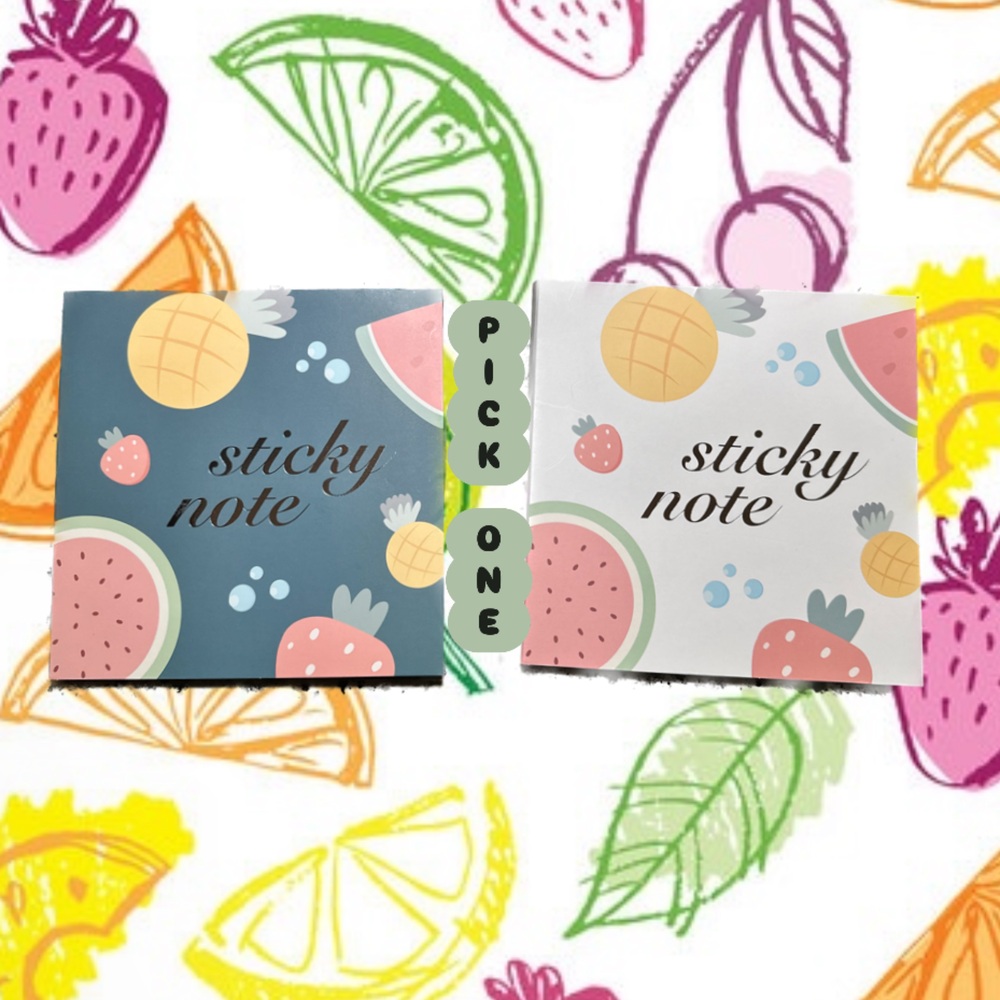 Fruit Pattern Sticky Note Pads (1)